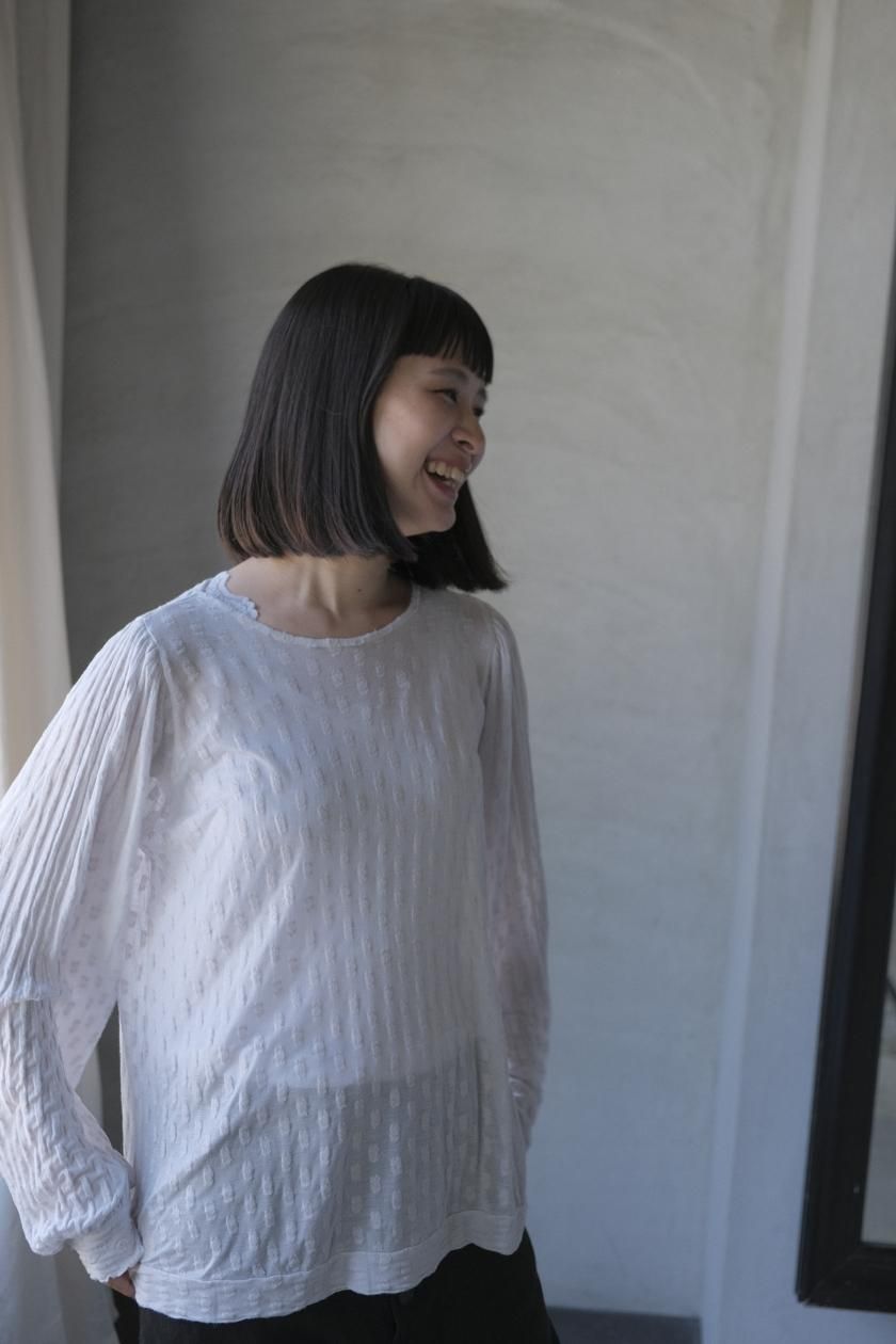 美品GASA ガサ　パフスリーブブラウス　白 Yahoo!オークション -「gasa ブラウス」(ファッション) の落札