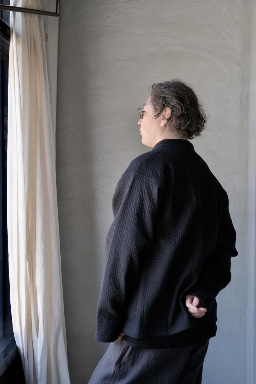 【美品】MITTAN♡ミッタン♡手紡ぎ薄手羽織り♡手織りコットン♡ラオス♡カディ 美品】MITTAN♡ミッタン♡手紡ぎ薄手羽織り♡手織りコットン