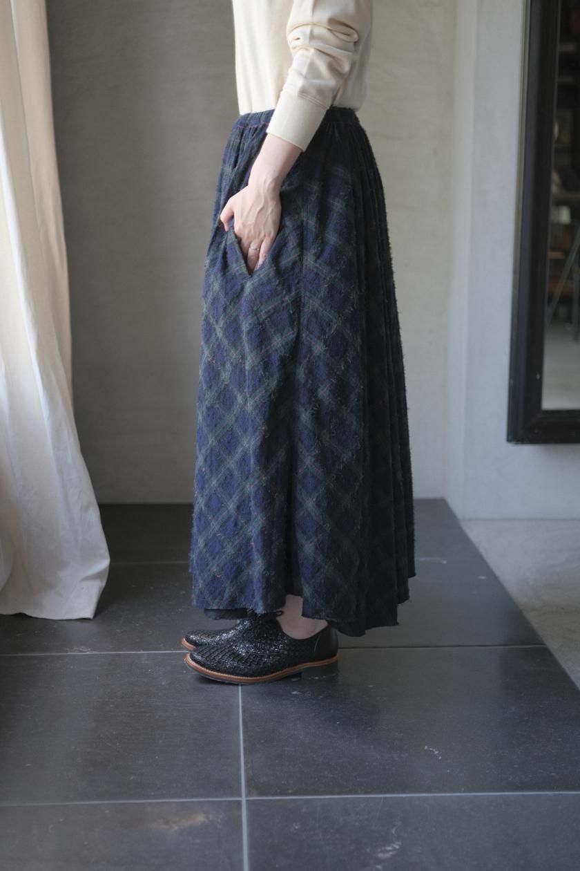 パンツ YUTA MATSUOKA cross switch cropped pants YUTA MATSUOKA cross switch cropped pants / spec dyed canvas