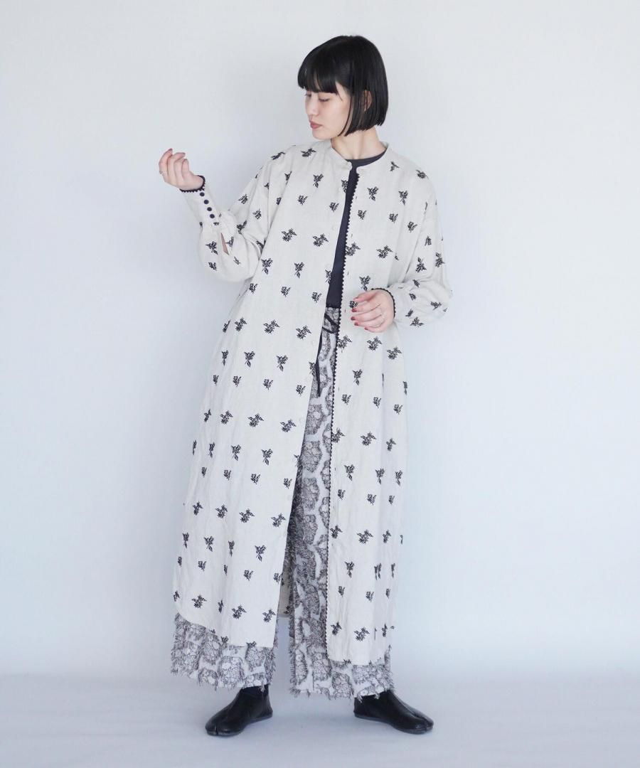 qiri | 金木犀刺繍ワンピース - c a b i n e t O N L I N E