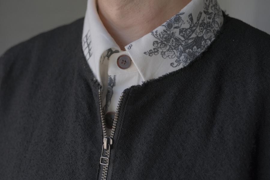 yuta matsuoka ワイルドラビットジャケット YUTA MATSUOKA hoodie wrap long coat / ostriched wild rabbit