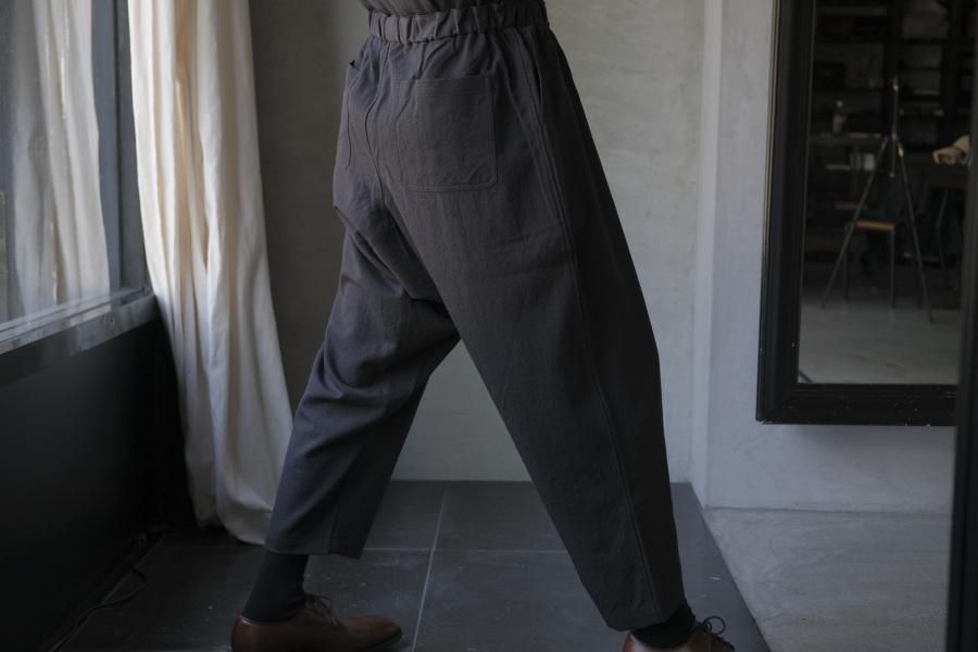 mittan エアータンブルウールパンツ　黒 MITTAN | エアータンブルウールパンツ - c a b i n e t