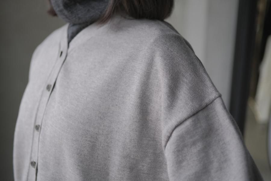 美品 アトリエナルセ 洗える ウールコットンビッグカーディガン 近年モデル cotton wool big cardigan - atelier naruse｜Online store｜the an
