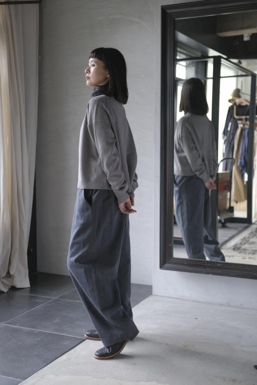 美品 アトリエナルセ 洗える ウールコットンビッグカーディガン 近年モデル 美品 アトリエナルセ 洗える ウールコットンビッグカーディガン