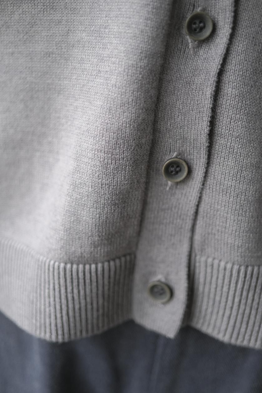 コットンウールニットカーディガン | atelier naruse - c a b i n e t