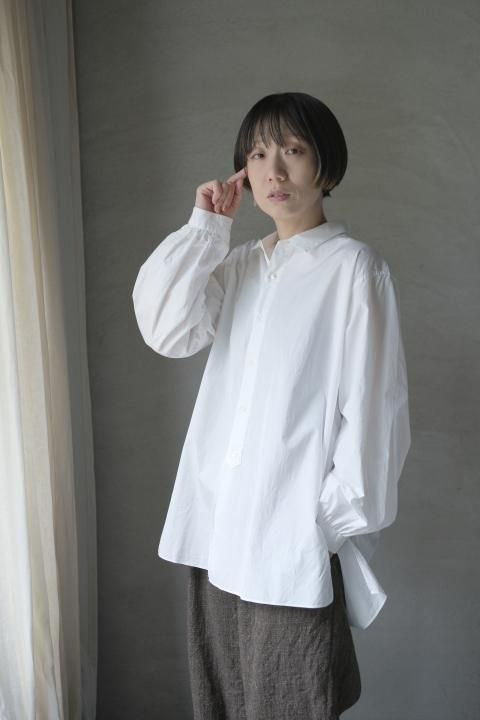 &#352;P / 170/2 COTTON BROAD/ CLASSIC REGULAR COLLAR SHIRT WHITE