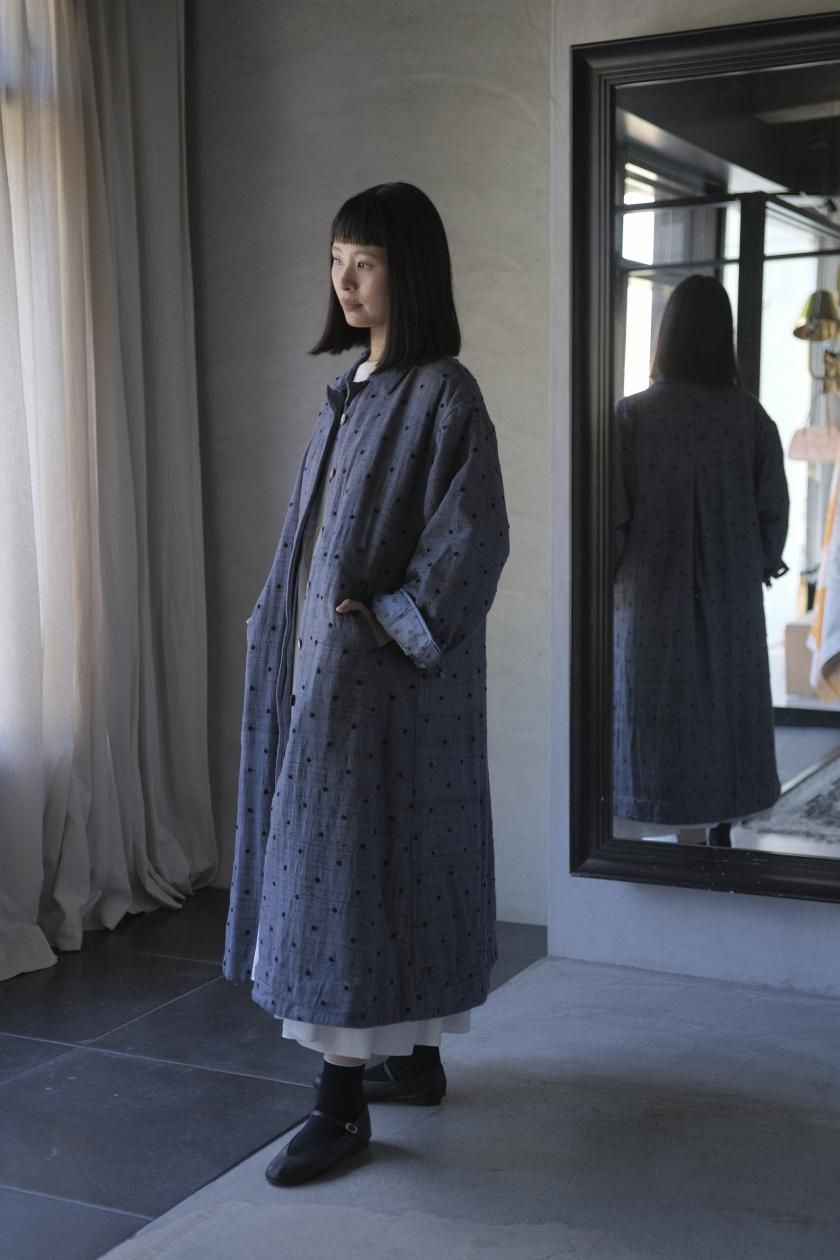 bunon ブノン キルティングコート BUNON ブノン 刺繍入りキルトライナーコート – HEN.