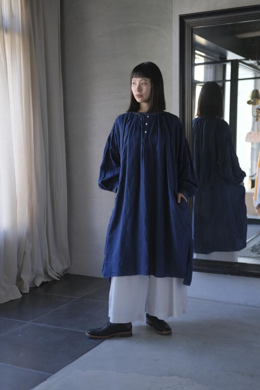 ŠP | インディゴリネンワンピース - c a b i n e t O N L I N E S T O R E