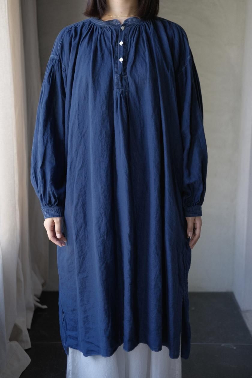 ŠP | インディゴリネンワンピース - c a b i n e t O N L I N E S T O R E