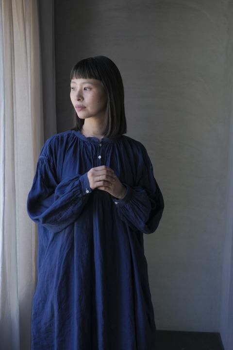&#352;P / INDIGO LINEN ONEPIECE