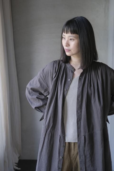 GUPTIHA / Hand Span Cotton Linen (D.Brown)