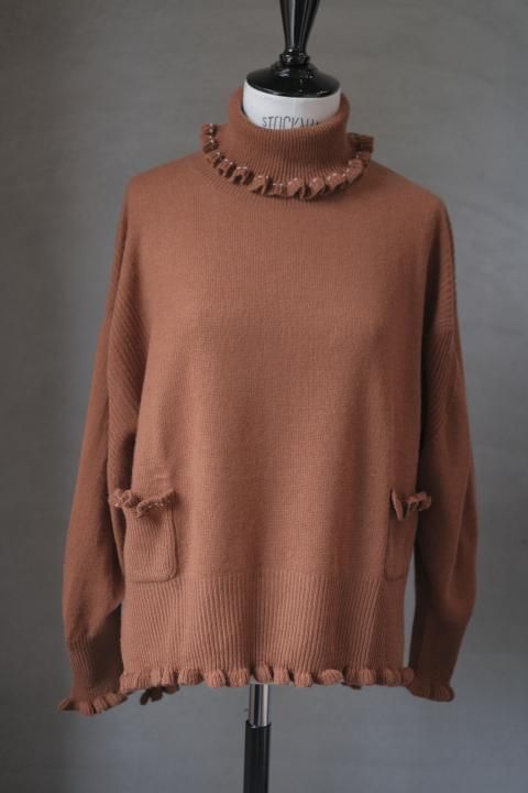 TOWAVASE / Volant turtleneck (renga)