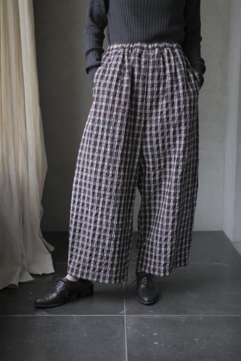qiri / sashiko check 磻ɥѥġ  饤ȥ졼mix 