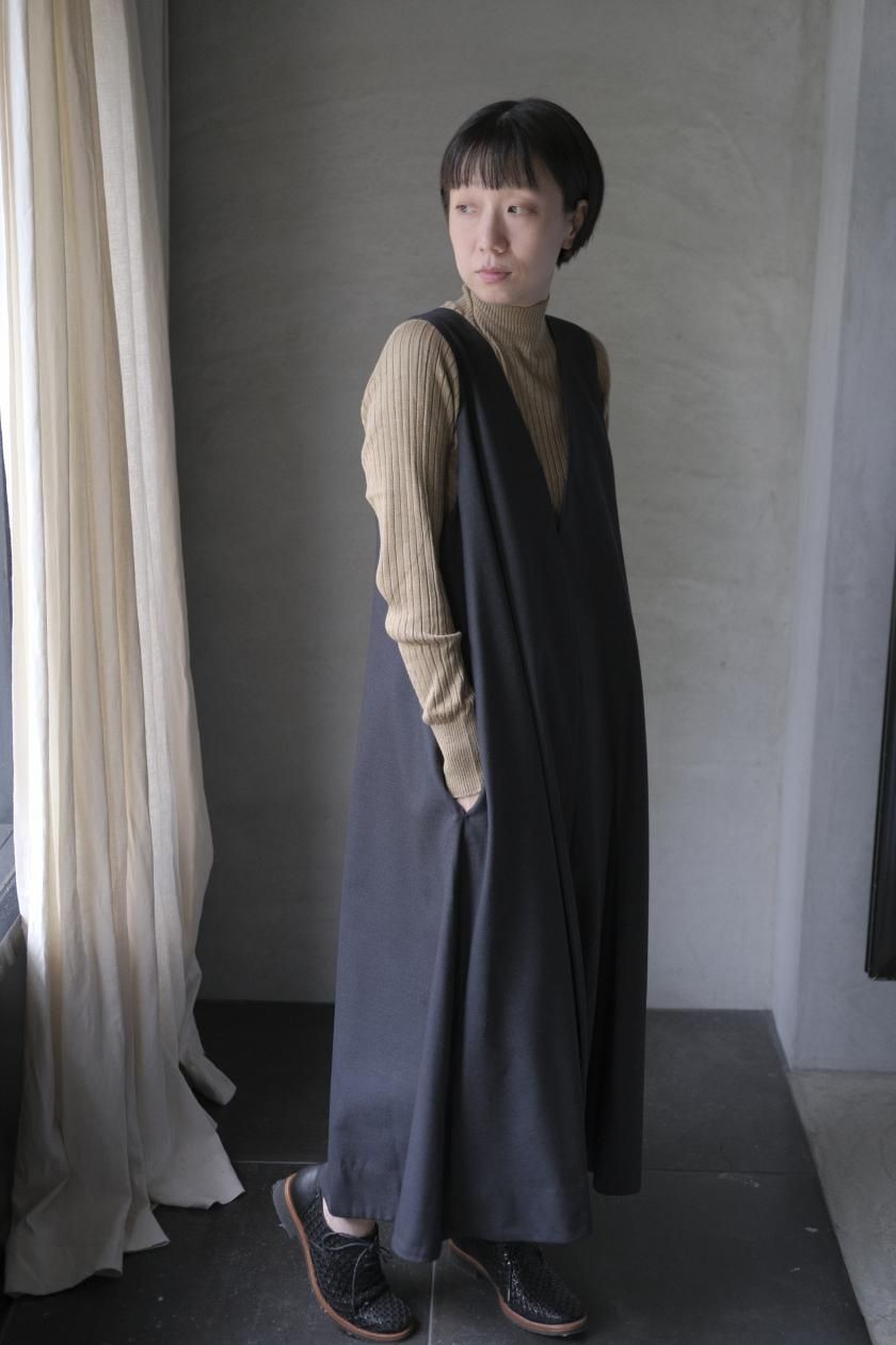 SP | クラシックファインウールノースリーブワンピース
