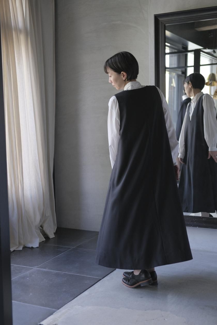 SP | クラシックファインウールノースリーブワンピース