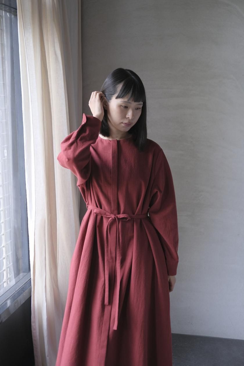 atelier naruse | コットンウールシャツワンピース - c a b i n e t