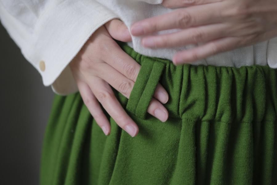 今期アトリエナルセ　ウールニットカットソー ウールニットカットソー | atelier naruse - c a b i n e t