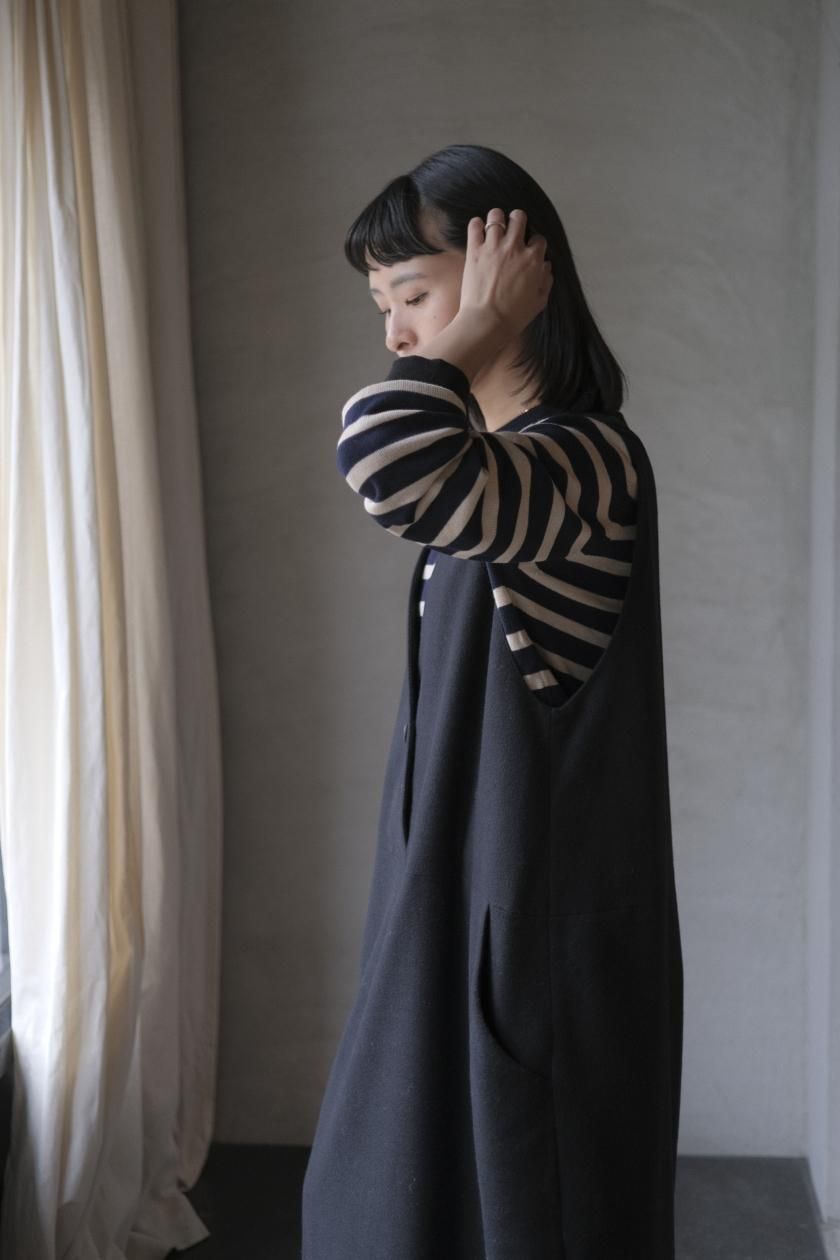 atelier naruse | コットンウールヘリンボーンジャンパースカート