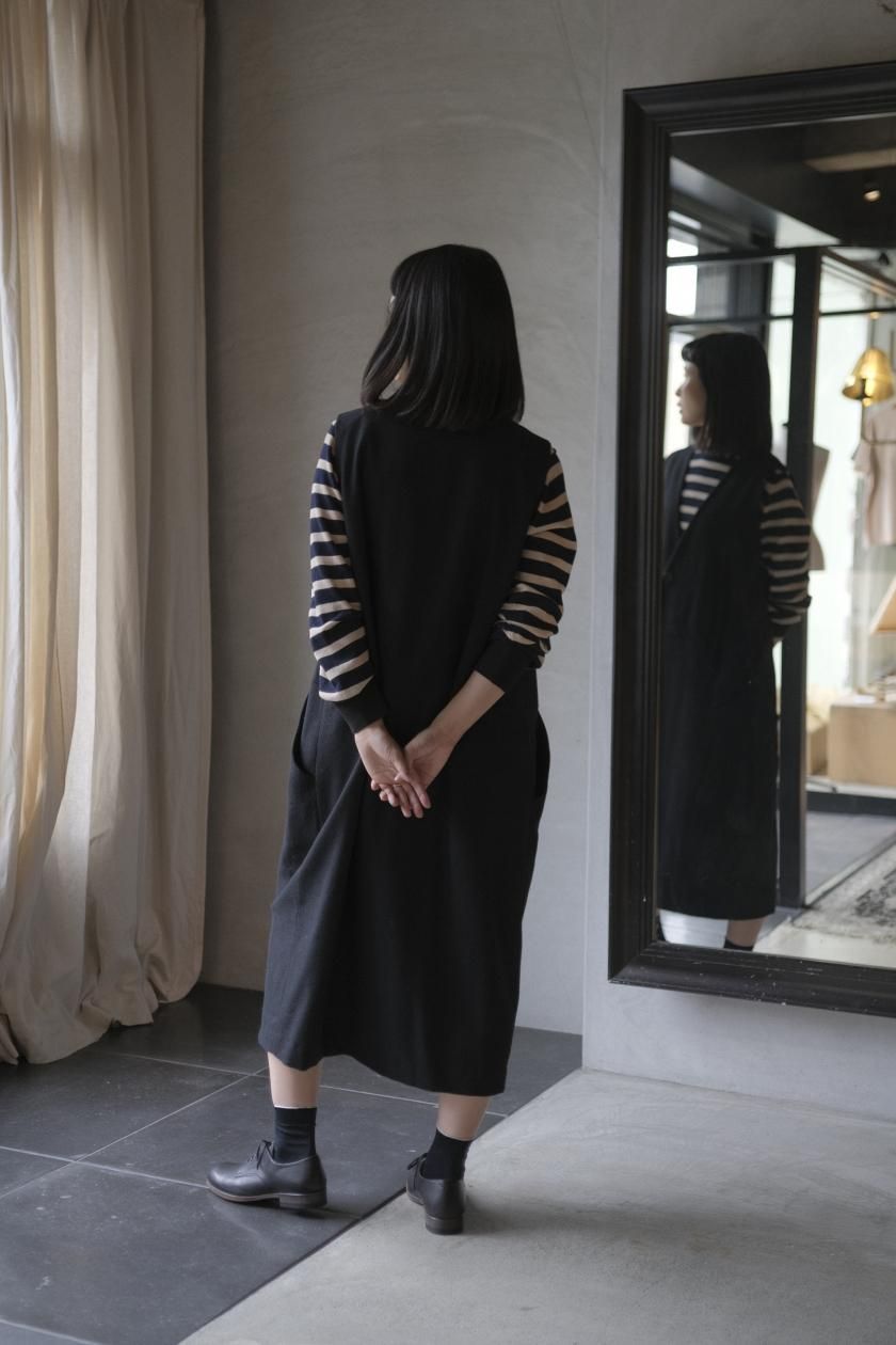 atelier naruse | コットンウールヘリンボーンジャンパースカート