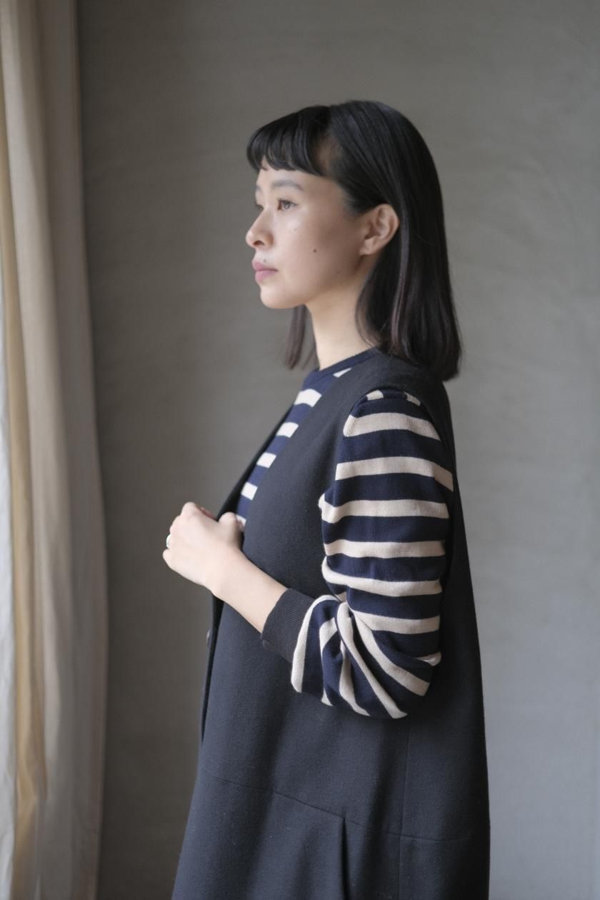 アトリエナルセ　コットンウールヘリンボーン　ジャンバースカート 177713908_o22.jpg?