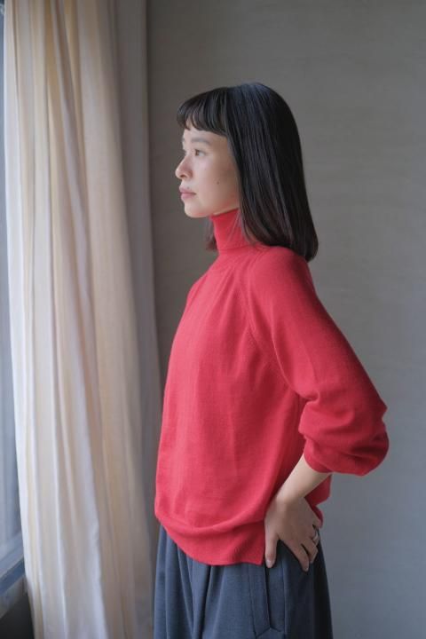 <img class='new_mark_img1' src='https://img.shop-pro.jp/img/new/icons14.gif' style='border:none;display:inline;margin:0px;padding:0px;width:auto;' />atelier naruse / wool turtle-neck knitred