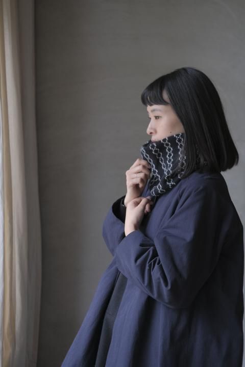 atelier naruse / wool loop knitblack