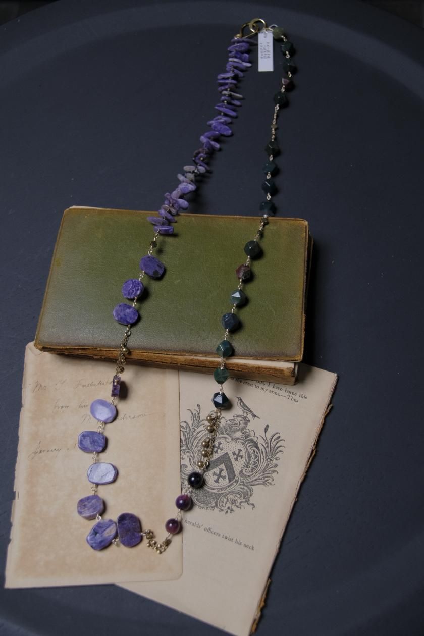 yukunia 天然石ネックレス | アンティーク調 - c a b i n e t