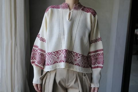 ASEEDONCL&#214;UD / Handwerkers / Seiyako jacquard blouseOff white