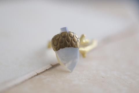 Classic ko / Donguri koeda line ring(brass/K.18GP) ե꡼