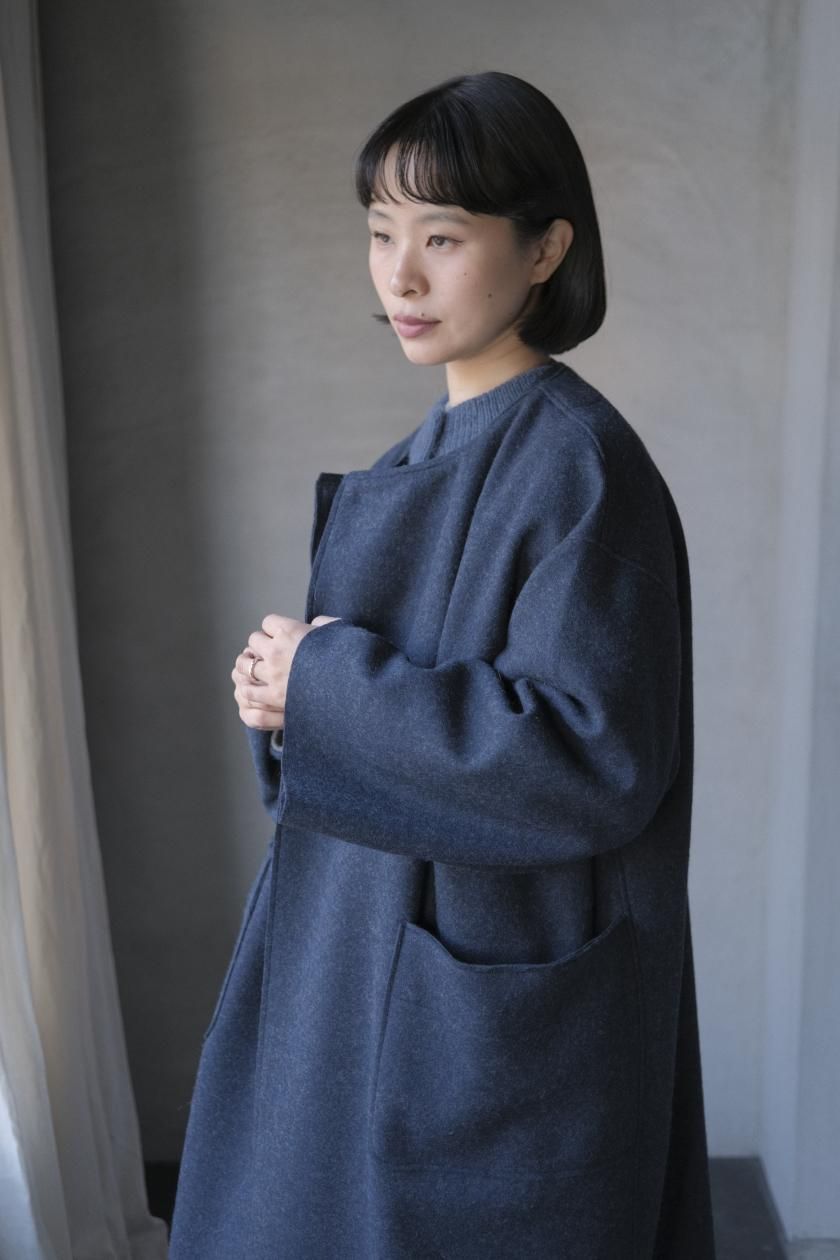 MITTAN | 圧縮ウールニットコート - c a b i n e t O N L I N E S T O R E