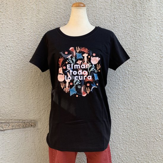 【Offset Collage】オーガニックコットン♪　メッセージTシャツ- Ebro