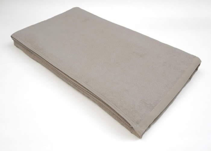 業務用タオル 大判バスタオル2200匁 ベージュ エステサロン タオルシーツ110cm 220cm