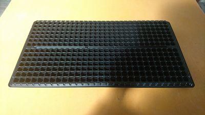 142556672 インチタイプ セルトレーPP406穴DP（深型）黒 (100枚1セット