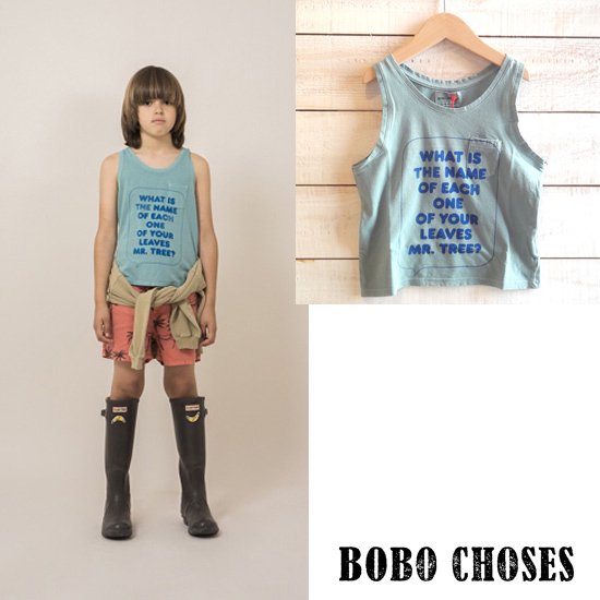 BOBO CHOSES（ボボショーズ）　子供服/Tシャツ　What　Tanktop　 日本総輸入代理店より入荷 - hammock  子供服セレクトショップ