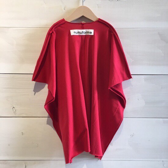 nunuforme(ヌヌフォルム) 　スクエアワンピース　　子供服/ワンピース　　Red　nunuformeより入荷 - hammock  子供服セレクトショップ