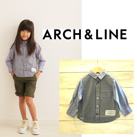 ARCH＆LINE（アーチアンドライン）　シャツ　サックスブルー×チェック　ARCH＆LINEより入荷 - hammock outlet 50 &  new （ハンモックアウトレットアンドニュー）