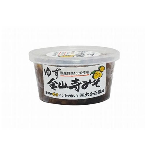 ゆず金山寺みそ 250g - 大正屋醤油店：醤油・味噌等の通販サイト（島根県安来市）