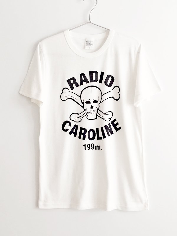 RADIO CAROLINE レディオ キャロライン Tシャツ〈ホワイト〉 - 英国直