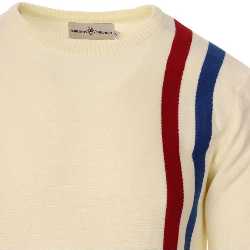 MADCAP マッドキャップ モッド レーシングストライプ ニット