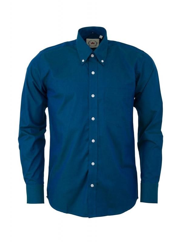 美品★Curensology｜22AW 〈＆RC〉ボタンダウンシャツ ブルー RELCO レルコ トニック ボタンダウンシャツ〈ブルー〉 - 英国直輸入MOD