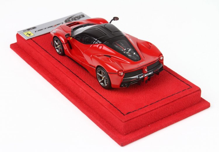 BBR 1/43 ラフェラーリ laferrari Special Edition Rosso Corsa/Gloss Black roof  BBRC137A1 - ミニカー・モデルカー トップガレージ