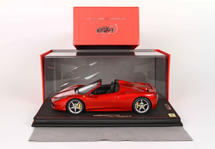 BBR 1/18 フェラーリ 458 spider spyder red rosso P1836REDE