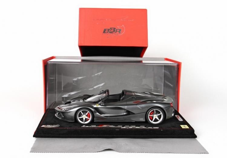 BBR 1/18 ラフェラーリ アペルタ laferrari aperta Grigio Ferro Met 