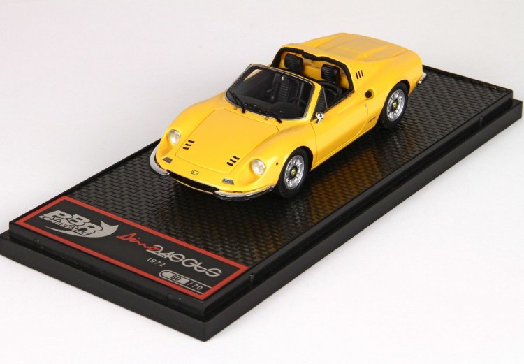 BBR 1/43 Dino 246 GTS Giallo Modena フェラーリ Ferrari BBRC54B - ミニカー・モデルカー  トップガレージ