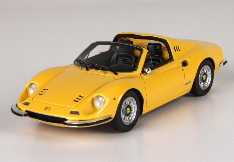 BBR 1/43 Dino 246 GTS Giallo Modena フェラーリ Ferrari BBRC54B - ミニカー・モデルカー  トップガレージ