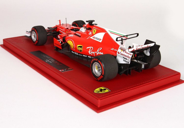 BBR 1/18 フェラーリ F1 SF70-H G.P. Montecarlo 2017 winner S