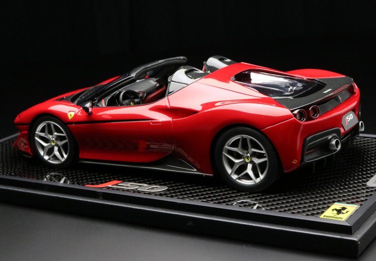 BBR 1/18 フェラーリ J50 Rosso TRS Lucido P18156I - ミニカー 