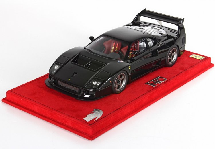 BBR 1/18 フェラーリ F40 LM nero lucido ferrari P18131B - ミニカー・モデルカー トップガレージ