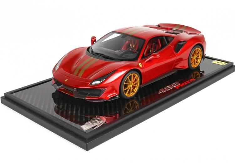 BBR 1/18 フェラーリ ferrari 488 Pista Rosso Fuoco P18145RF 世界