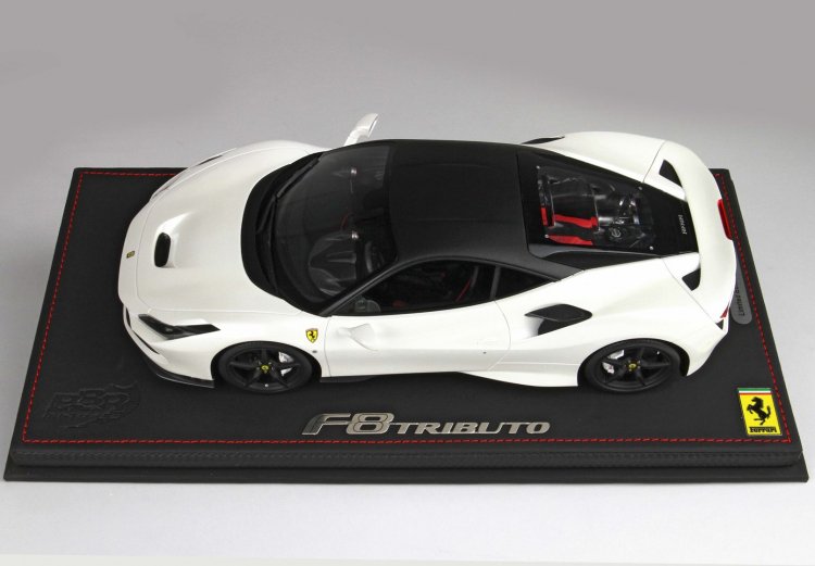 BBR 1/18 フェラーリ F8 tributo Bianco Fuji P18171FWM 世界限定12台 - ミニカー・モデルカー トップガレージ